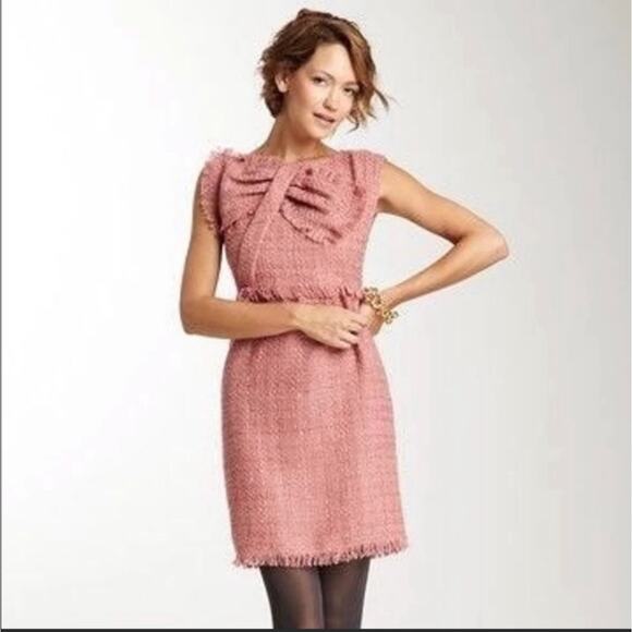 Gracia | Boucle Tweed Sheath Dress M - Picture 1 of 7